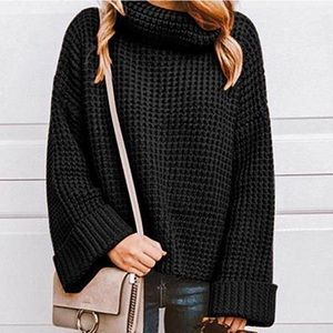 Black turtle neck